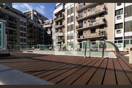 Área comum - Piscina de apartamento para alugar com 2 quartos, 70m² em Jardim Botânico, Rio de Janeiro