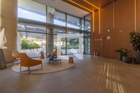 Área comum - Hall Social de kitnet/studio para alugar com 1 quarto, 39m² em Pinheiros, São Paulo