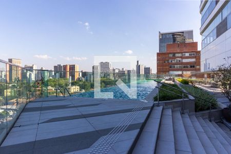 Área comum - Piscina de kitnet/studio para alugar com 1 quarto, 39m² em Pinheiros, São Paulo