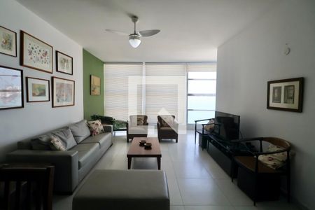 Sala de apartamento para alugar com 4 quartos, 152m² em Centro, Guarujá