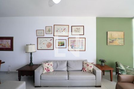 Sala de apartamento para alugar com 4 quartos, 152m² em Centro, Guarujá