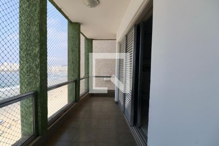 Varanda da Sala de apartamento para alugar com 4 quartos, 152m² em Centro, Guarujá