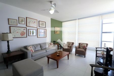 Sala de apartamento para alugar com 4 quartos, 152m² em Centro, Guarujá