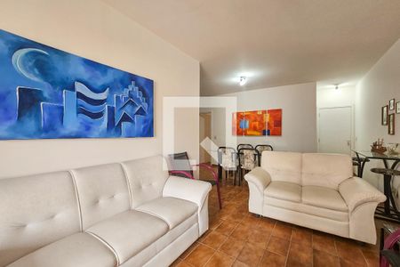 Sala de apartamento para alugar com 3 quartos, 103m² em Vila Julia, Guarujá