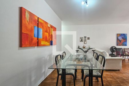Sala de apartamento para alugar com 3 quartos, 103m² em Vila Julia, Guarujá