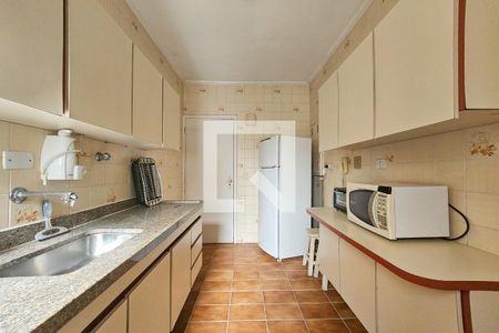 Cozinha de apartamento para alugar com 3 quartos, 103m² em Vila Julia, Guarujá