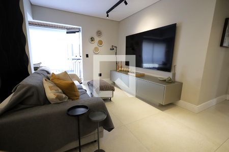 Sala de apartamento à venda com 4 quartos, 130m² em Jardim Bela Vista, Santo André