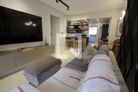 Sala de apartamento à venda com 4 quartos, 130m² em Jardim Bela Vista, Santo André