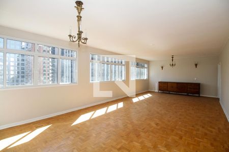 Sala de Estar e Jantar de apartamento à venda com 3 quartos, 150m² em Jardim Paulista, São Paulo