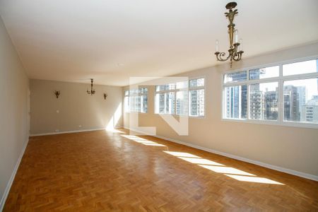 Sala de Estar e Jantar de apartamento à venda com 3 quartos, 150m² em Jardim Paulista, São Paulo