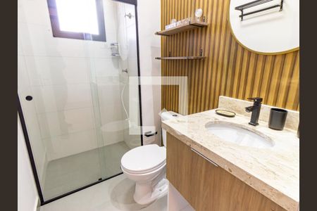 Banheiro de apartamento para alugar com 1 quarto, 34m² em Mooca, São Paulo