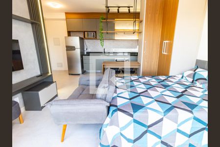 Sala/Quarto de apartamento para alugar com 1 quarto, 34m² em Mooca, São Paulo