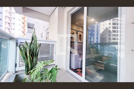 Varanda da Sala de apartamento à venda com 2 quartos, 61m² em Botafogo, Campinas