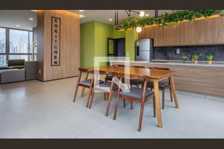 Área comum de kitnet/studio para alugar com 1 quarto, 22m² em Santo Amaro, São Paulo