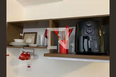 Detalhe cozinha de kitnet/studio para alugar com 1 quarto, 22m² em Santo Amaro, São Paulo