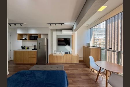 Studio de kitnet/studio para alugar com 1 quarto, 30m² em Jardim das Acacias, São Paulo