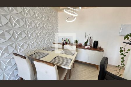 Sala/Sala de Jantar de apartamento à venda com 2 quartos, 52m² em Utinga, Santo André