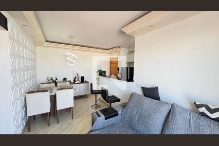 Sala/Sala de Jantar de apartamento à venda com 2 quartos, 52m² em Utinga, Santo André