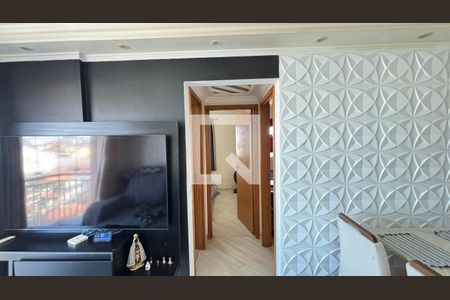 Sala/Sala de Jantar de apartamento à venda com 2 quartos, 52m² em Utinga, Santo André