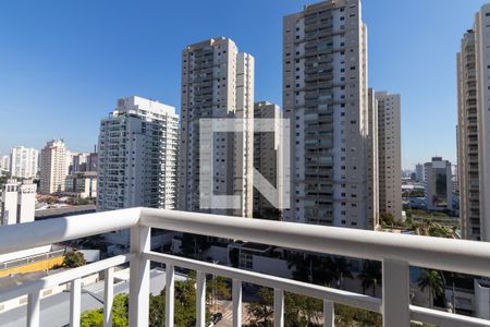 Sacada da Sala de apartamento para alugar com 1 quarto, 31m² em Parque Industrial Tomas Edson, São Paulo