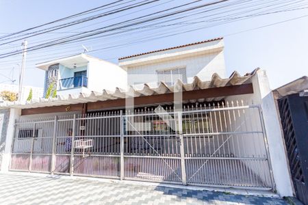 Fachada de casa à venda com 3 quartos, 150m² em Parque Erasmo Assunção, Santo André