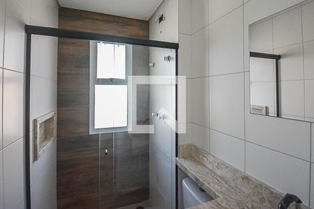 Banheiro da Suíte de apartamento à venda com 2 quartos, 64m² em Paulicéia, São Bernardo do Campo