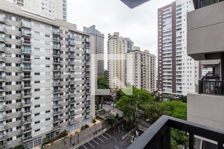 Vista da Varanda da Sala de apartamento para alugar com 1 quarto, 53m² em Alphaville Industrial, Barueri