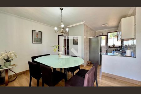Sala de Jantar de casa à venda com 3 quartos, 130m² em Horto Florestal, Belo Horizonte