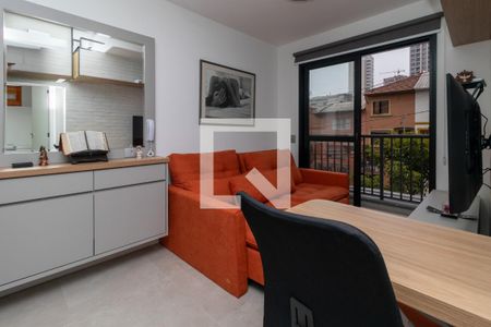 Sala de apartamento à venda com 1 quarto, 27m² em Perdizes, São Paulo