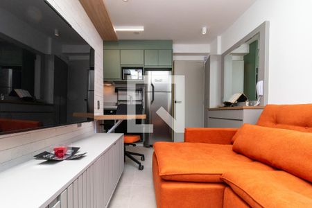 Sala de apartamento à venda com 1 quarto, 27m² em Perdizes, São Paulo