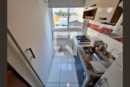 Cozinha de kitnet/studio para alugar com 1 quarto, 35m² em Lapa, Rio de Janeiro