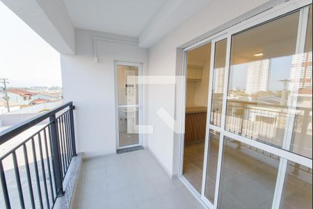 Varanda da Sala de apartamento para alugar com 2 quartos, 69m² em Esplanada Independência, Taubaté