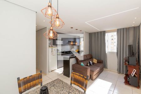 Sala de apartamento à venda com 2 quartos, 52m² em Buritis, Belo Horizonte