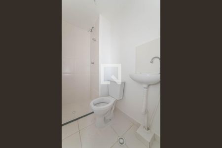 Banheiro de kitnet/studio à venda com 1 quarto, 19m² em Vila Santo Estefano, São Paulo