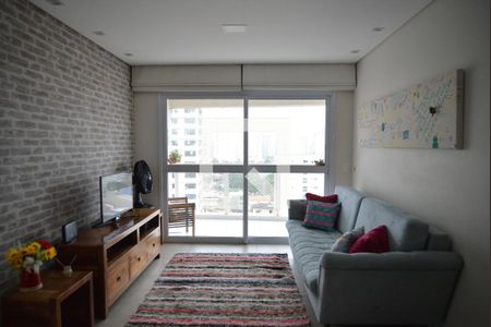 Sala de apartamento à venda com 3 quartos, 90m² em Vila Floresta, Santo André