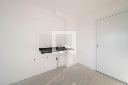 Sala/Cozinha de apartamento à venda com 1 quarto, 27m² em Campo Belo, São Paulo