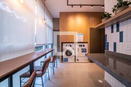 Área comum de apartamento à venda com 1 quarto, 27m² em Campo Belo, São Paulo