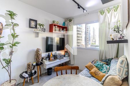 Sala de apartamento à venda com 1 quarto, 32m² em Vila Buarque, São Paulo