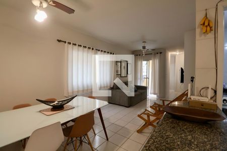 Sala de apartamento para alugar com 3 quartos, 100m² em Loteamento Joao Batista Juliao, Guarujá