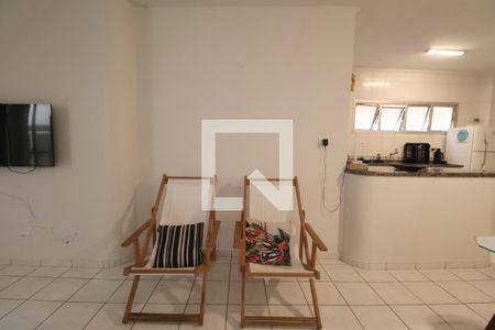 Sala de apartamento para alugar com 3 quartos, 100m² em Loteamento Joao Batista Juliao, Guarujá