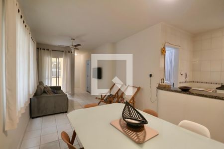 Sala de apartamento para alugar com 3 quartos, 100m² em Loteamento Joao Batista Juliao, Guarujá