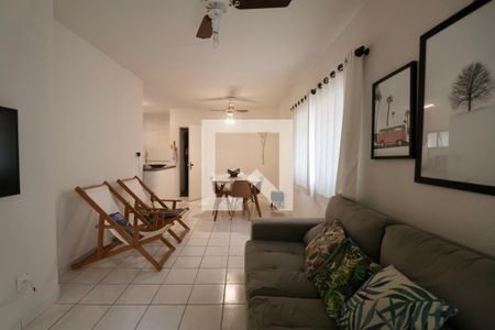 Sala de apartamento para alugar com 3 quartos, 100m² em Loteamento Joao Batista Juliao, Guarujá