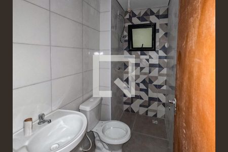 Banheiro de kitnet/studio à venda com 1 quarto, 29m² em Jardim Maristela, São Paulo