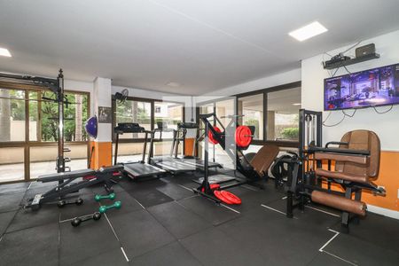 Área comum - Academia de apartamento à venda com 2 quartos, 120m² em Passo D’areia, Porto Alegre