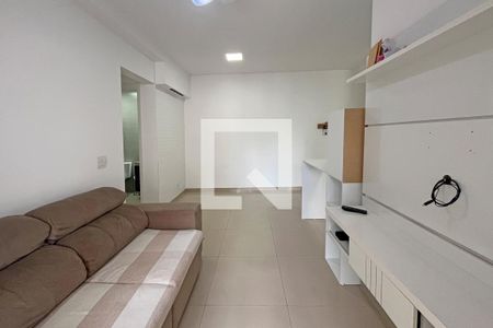 Sala de apartamento para alugar com 2 quartos, 62m² em Marapé, Santos
