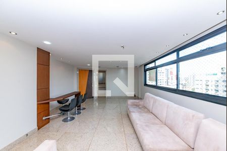 Sala de apartamento para alugar com 3 quartos, 170m² em Belvedere, Belo Horizonte