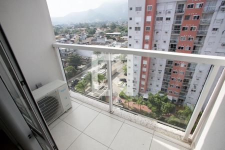 Varanda da Sala de apartamento para alugar com 2 quartos, 56m² em Jacarepaguá, Rio de Janeiro