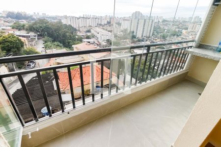 Varanda da Sala de apartamento para alugar com 2 quartos, 43m² em Jardim Tres Irmaos, Taboão da Serra