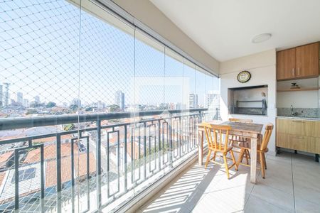 Varanda de apartamento à venda com 3 quartos, 124m² em Bosque da Saúde, São Paulo