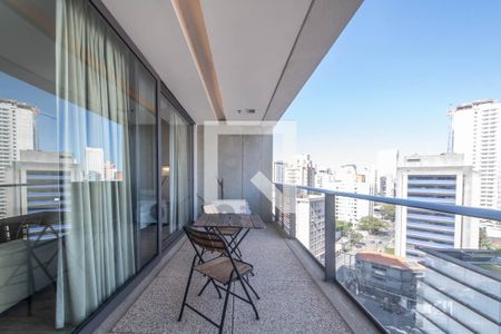 Varanda de apartamento para alugar com 1 quarto, 41m² em Vila Olímpia, São Paulo